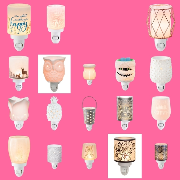 Mini night light warmers+wax bundle - Picture 2 of 3